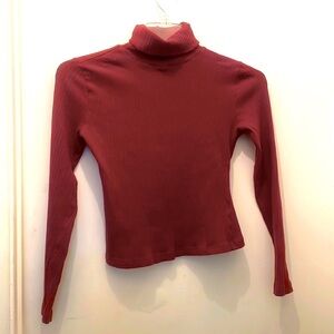 Shein Cherry Cola ribbed turtleneck cotton size 6